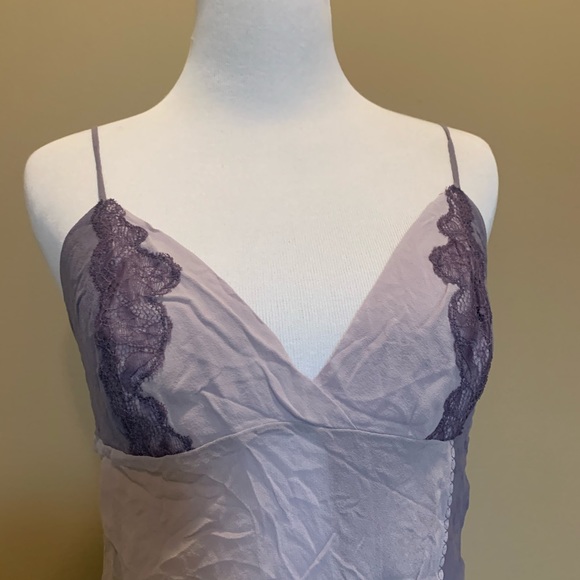 VS Vintage 100% Silk Embroidered Lingerie Babydoll Slip - Picture 3 of 11